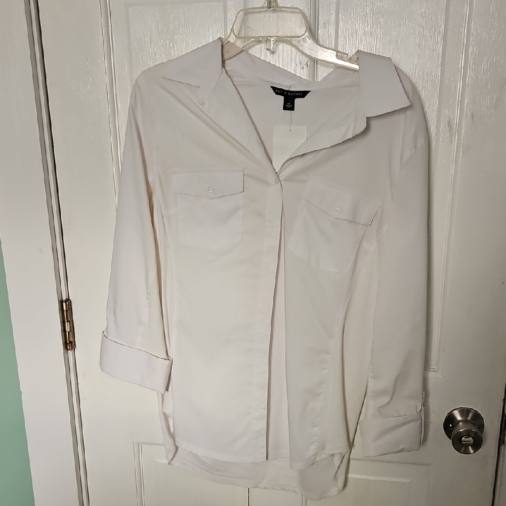 Zac & Rachel Crisp White Blouse